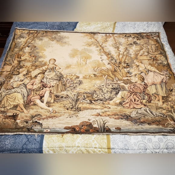 1889 Antique Gobelin Tapestry - Picture 3 of 4